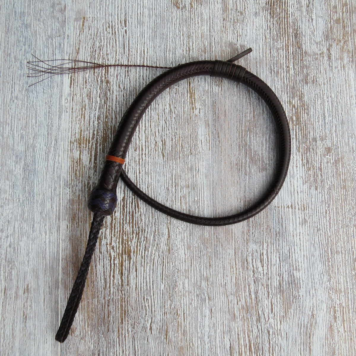3ft 16plait Brandy Tan Pocket Snakewhip