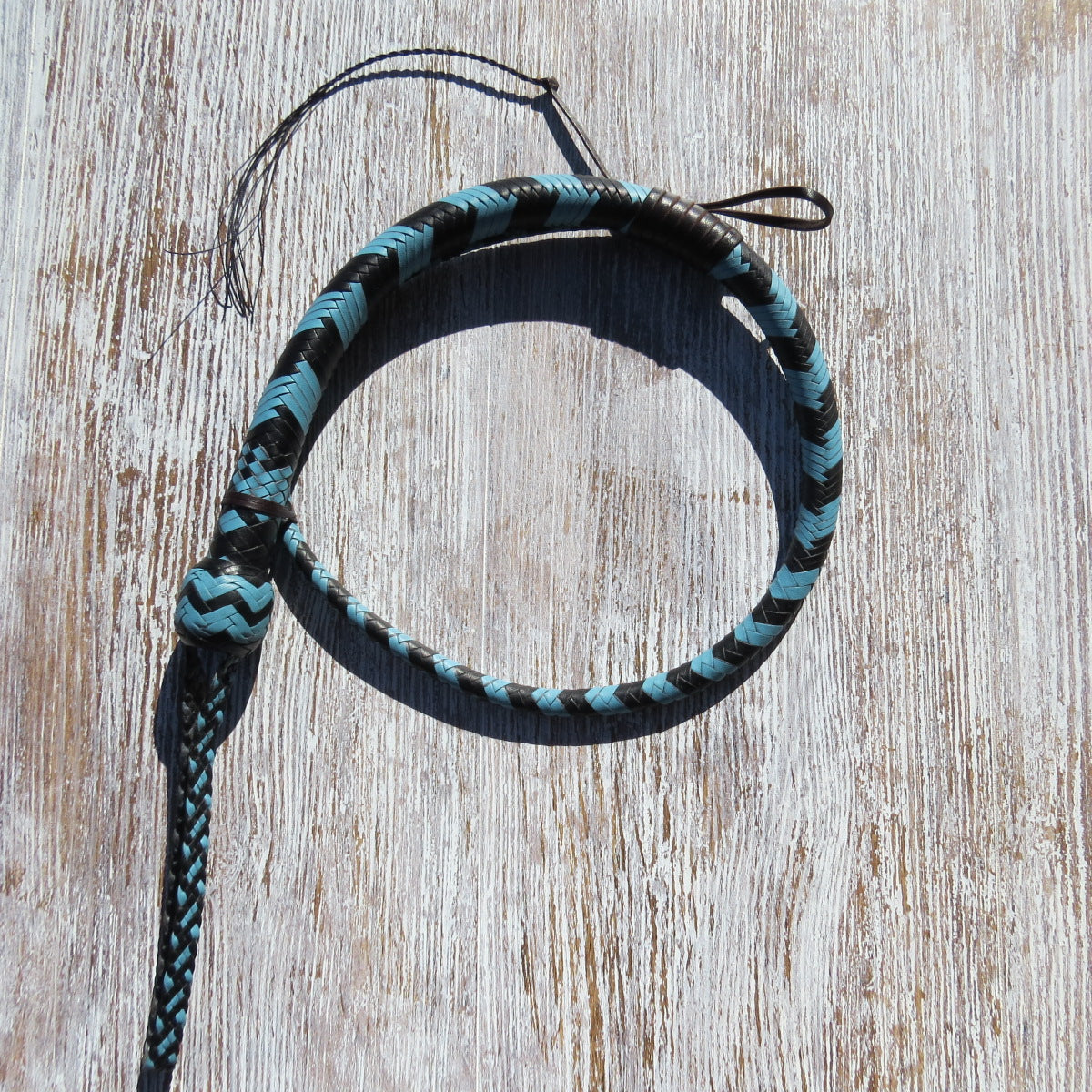 3ft 16plait Black and Blue Pocket Snakewhip