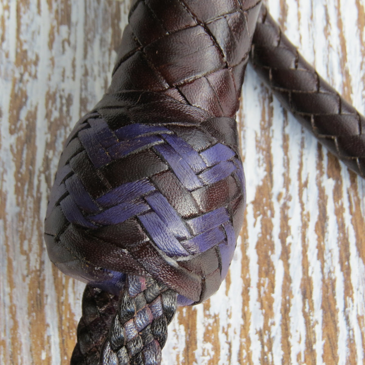 3ft 16plait Brandy Tan Pocket Snakewhip